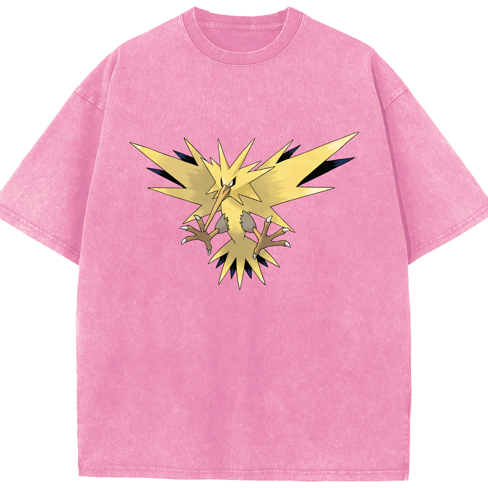 （画像用） ポケットモンスター Pokémon 綿100% ヴィンテージ風 半袖Tシャツ（フロントプリント）